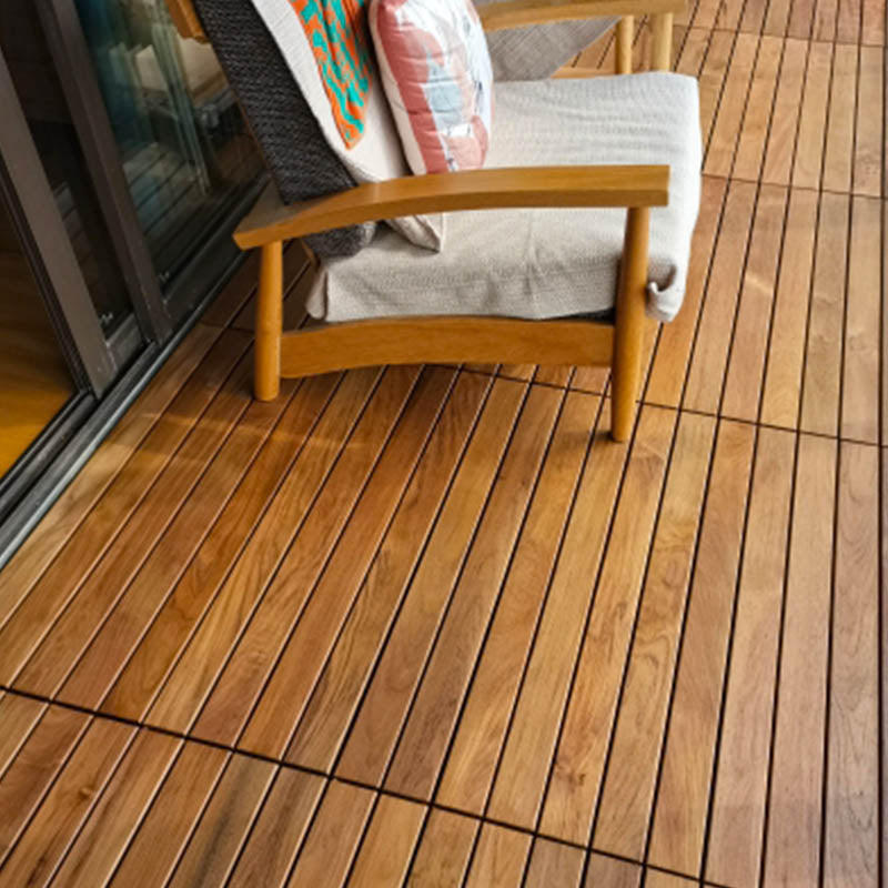 Lisslune | Connected outdoor floor tiles wooden planks