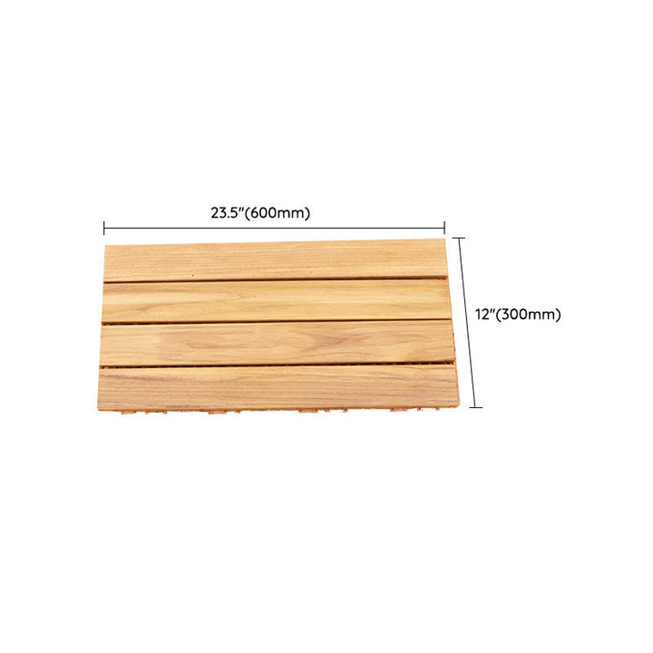 Lisslune | Connected outdoor floor tiles wooden planks