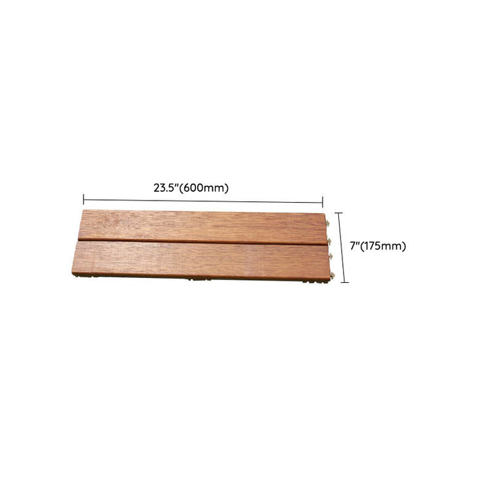 Lisslune | Basic Wood Tile Set Composite Layable Patio Tiles