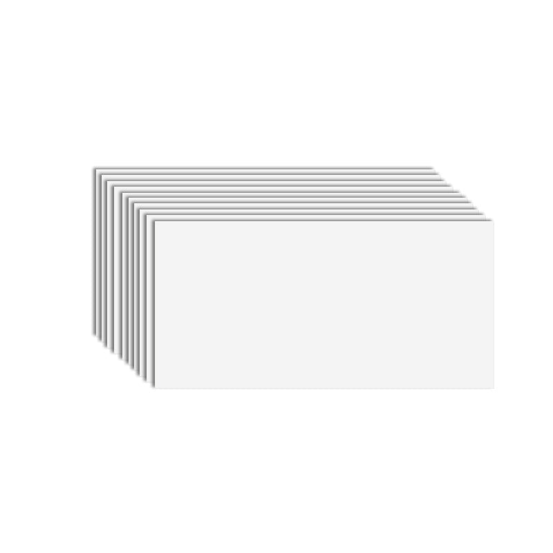 Lisslune | Peel and Stick Tiles Rectangular Peel and Stick Back Plate 10 Pack