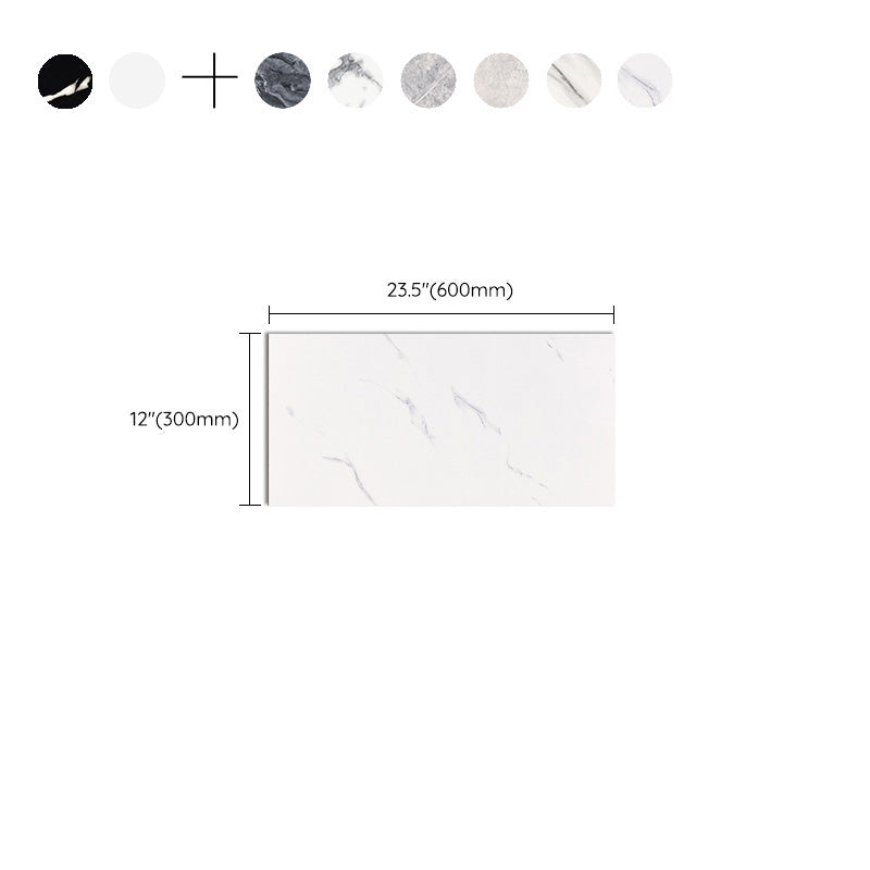 Lisslune | Peel and Stick Tiles Rectangular Peel and Stick Back Plate 10 Pack