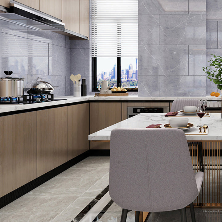 Lisslune | Rectangular Peel and Stick Tiles Modern Peel and Stick Back Wall 5 Pack