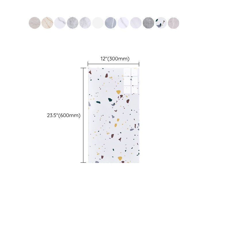 Lisslune | Rectangular Peel and Stick Tiles Modern Peel and Stick Back Wall 5 Pack