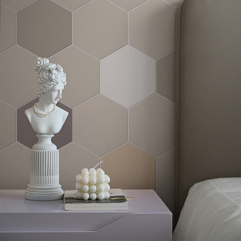 Lisslune | Peel and Stick Tiles Hexagonal Peel and Stick Back Wall 20 Pack for the Bathroom