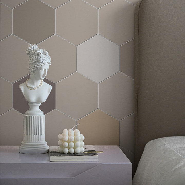Lisslune | Peel and Stick Tiles Hexagonal Peel and Stick Back Wall 20 Pack for the Bathroom