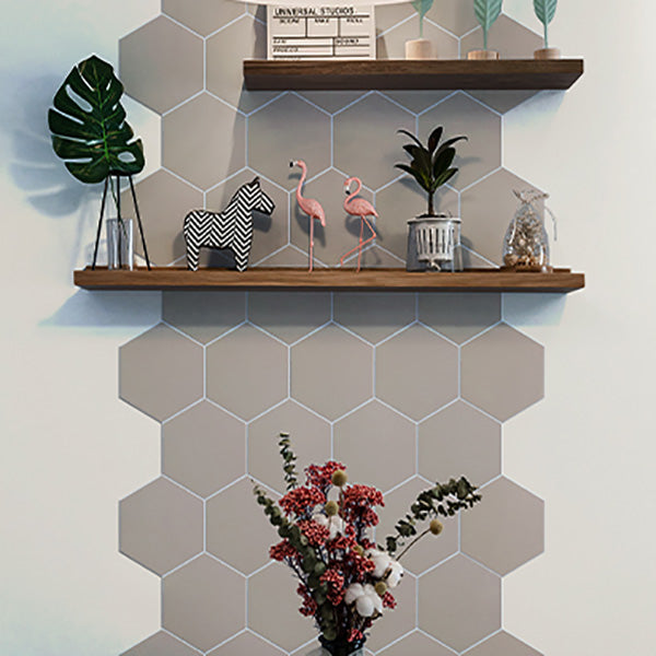 Lisslune | Peel and Stick Tiles Hexagonal Peel and Stick Back Wall 20 Pack for the Bathroom