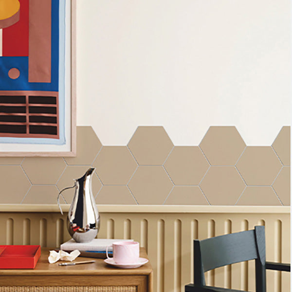 Lisslune | Peel and Stick Tiles Hexagonal Peel and Stick Back Wall 20 Pack for the Bathroom