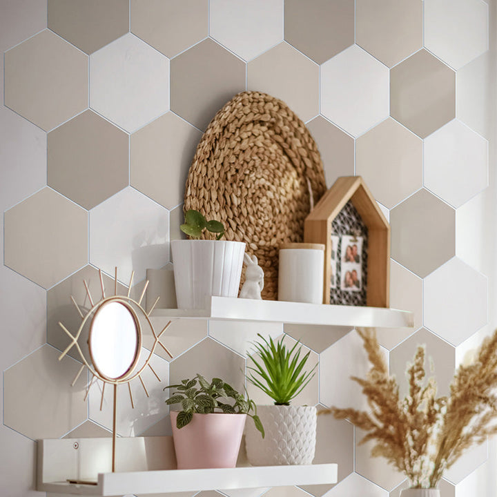 Lisslune | Peel and Stick Tiles Modern Peel and Stick Backplate 20 Pack for Bathroom