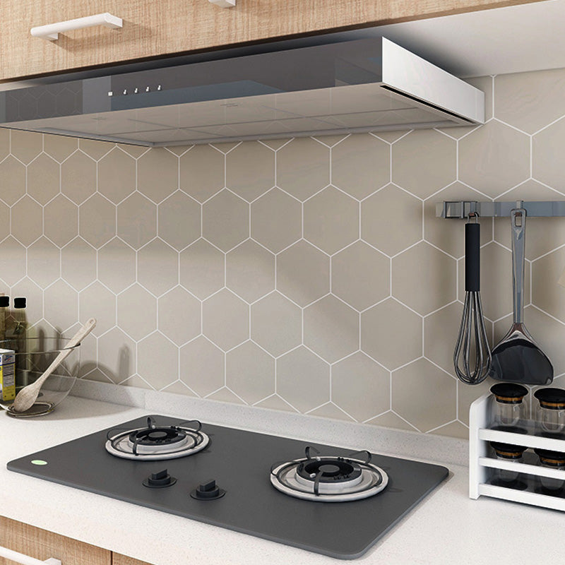 Lisslune | Hexagonal Peel-and-Stick Tiles Mosaic Tile Peel-and-Stick Backsplash