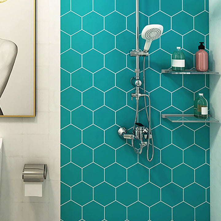 Lisslune | Hexagonal Peel-and-Stick Tiles Mosaic Tile Peel-and-Stick Backsplash