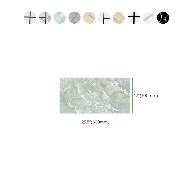 Lisslune | Modern Peel and Stick Tiles Rectangular Peel and Stick Back Wall Pack of 10