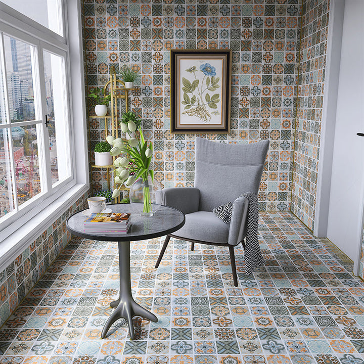 Lisslune | Mosaic Tiles Self-Adhesive Tiles Square Self-Adhesive Back Wall