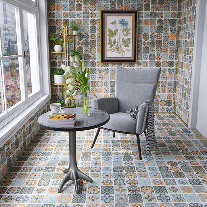 Lisslune | Mosaic Tiles Self-Adhesive Tiles Square Self-Adhesive Back Wall