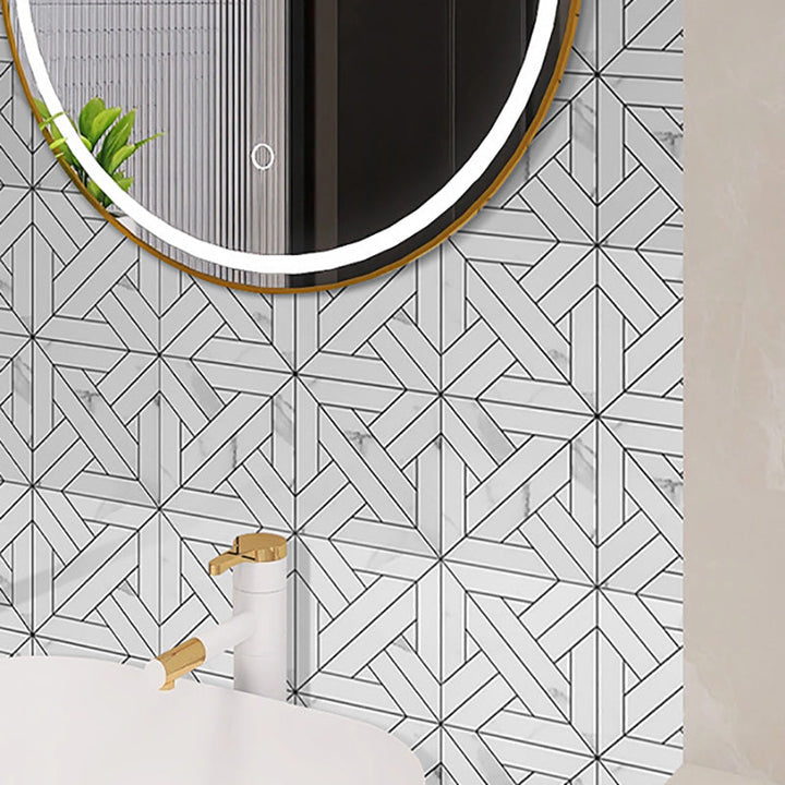 Lisslune | Modern Peel and Stick Tile Mosaic Tile Peel and Stick Splash Protection