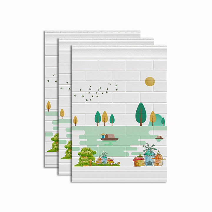 Lisslune | 3D Wall Coverings Contemporary Simple Wall Coverings with waterproof