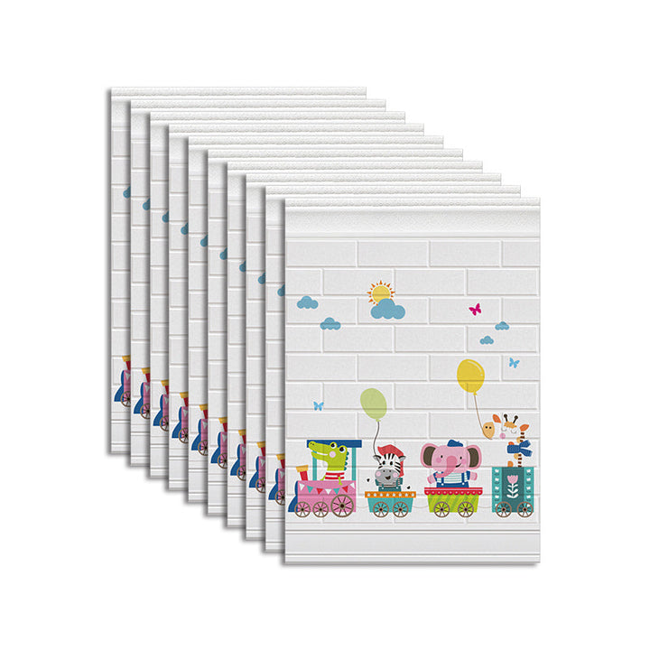 Lisslune | Plastic splash guard panels Contemporary peel and stick wall covering