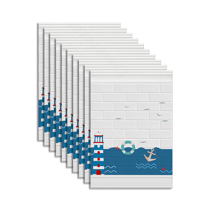 Lisslune | Plastic splash guard panels Contemporary peel and stick wall covering