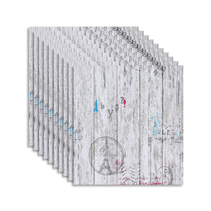 Lisslune | Peel and Stick Back Wall Panels Plastic Contemporary Back Wall Panels