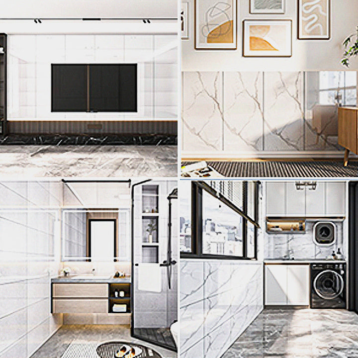 Lisslune | Modern 3D wall panel Self-adhesive waterproof wall cladding