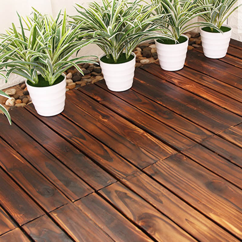 Lisslune | Connection Patio Floor Tiles Made of Solid Wood Patio Floor Tiles