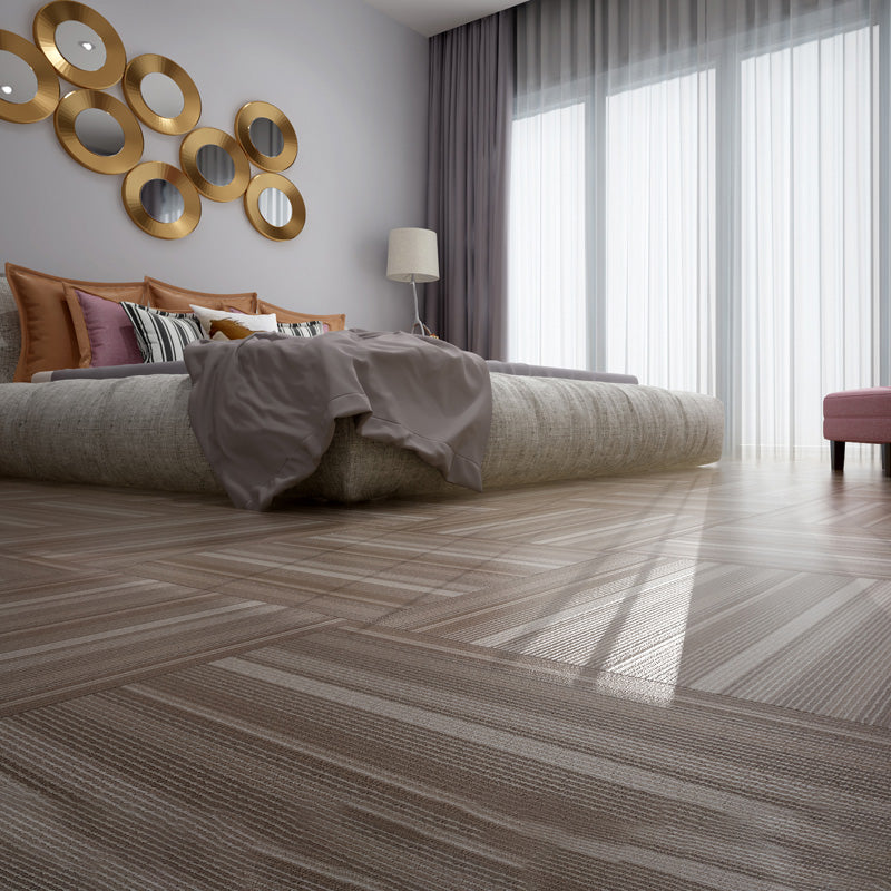 Lisslune | Fireproof Square PVC Flooring Peel and Stick Waterproof PVC Flooring