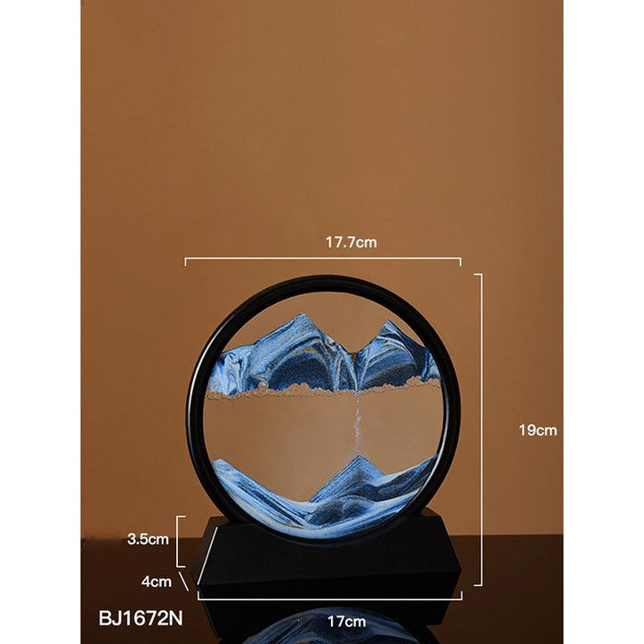 Lisslune | Fascinating 3D glass water sand art for a tranquil environment