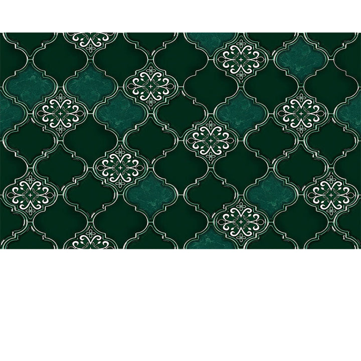Lisslune | Arabesque Peel and Stick Tiles Mosaic Tiles Self-Adhesive Backsplash