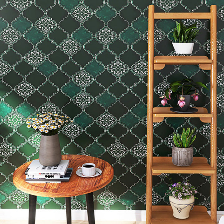 Lisslune | Arabesque Peel and Stick Tiles Mosaic Tiles Self-Adhesive Backsplash
