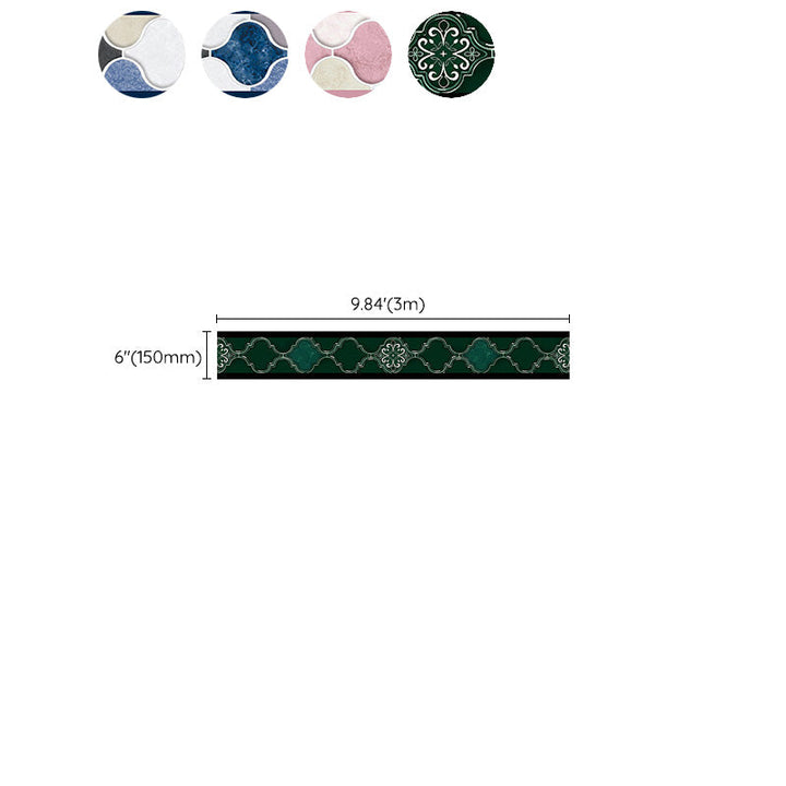 Lisslune | Arabesque Peel and Stick Tiles Mosaic Tiles Self-Adhesive Backsplash