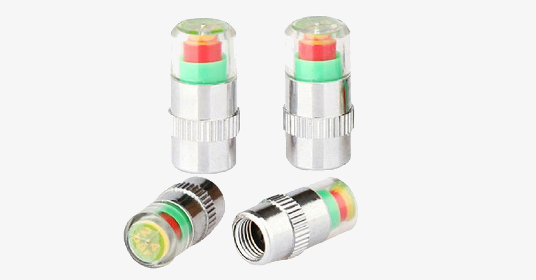 Lisslune | Practical Car Tire Pressure Monitors - Set of Four - Drive Safely!
