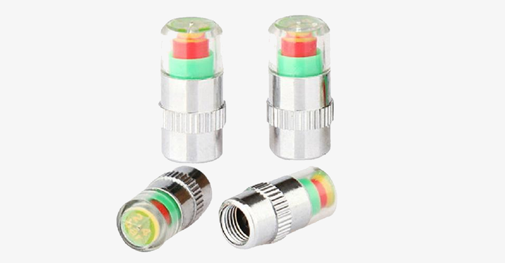 Lisslune | Practical Car Tire Pressure Monitors - Set of Four - Drive Safely!