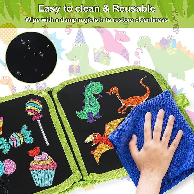 Lisslune | Portable erasable graffiti sketchbook