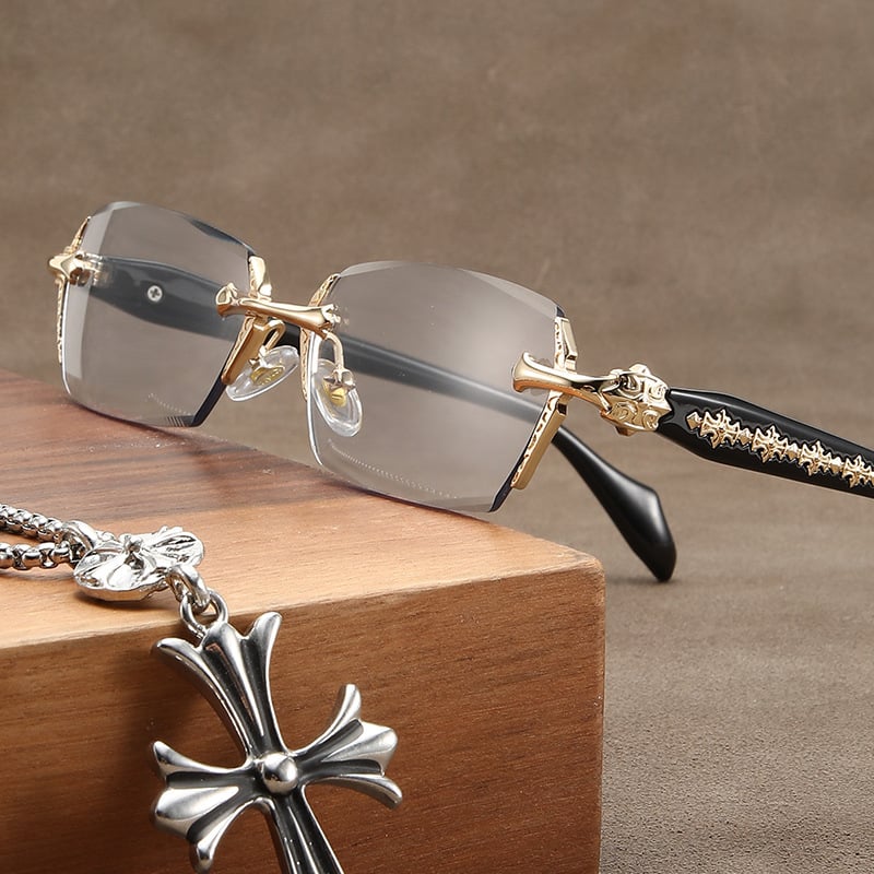 Lisslune | Anti-Blue Light Presbyopia Glasses Hd Rimless Glasses