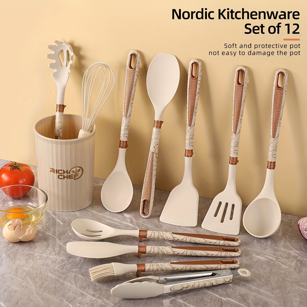 Lisslune | Cooking - Kitchen joy with the elegant silicone kitchen utensil set