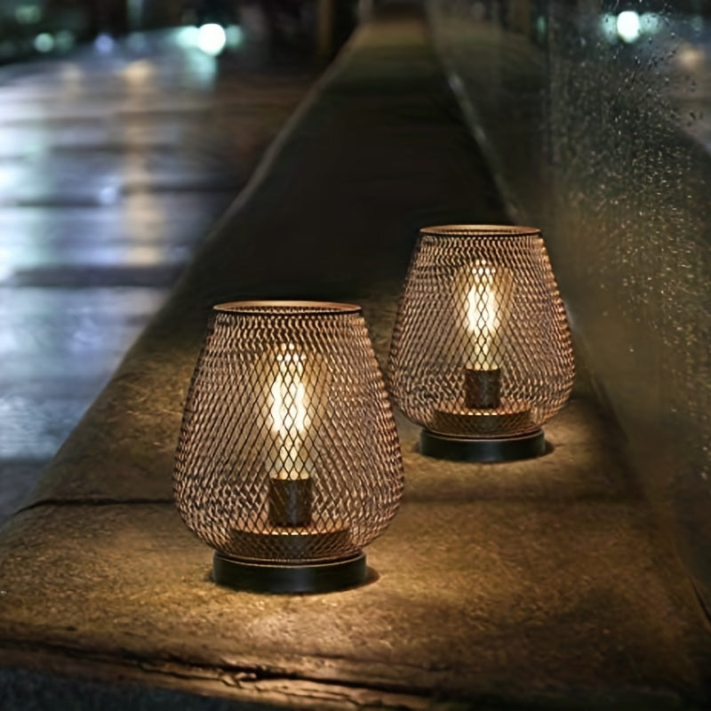 Lisslune | RusticMesh Table Lamp Set – Industrial Style and Atmospheric Lighting