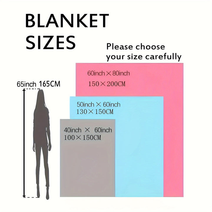 Lisslune | Soft fleece blanket with Eeyore design - Available in multiple sizes for all seasons