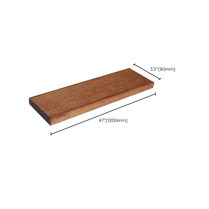 Lisslune | Modern solid hardwood flooring Merbau wood side cladding for terrace