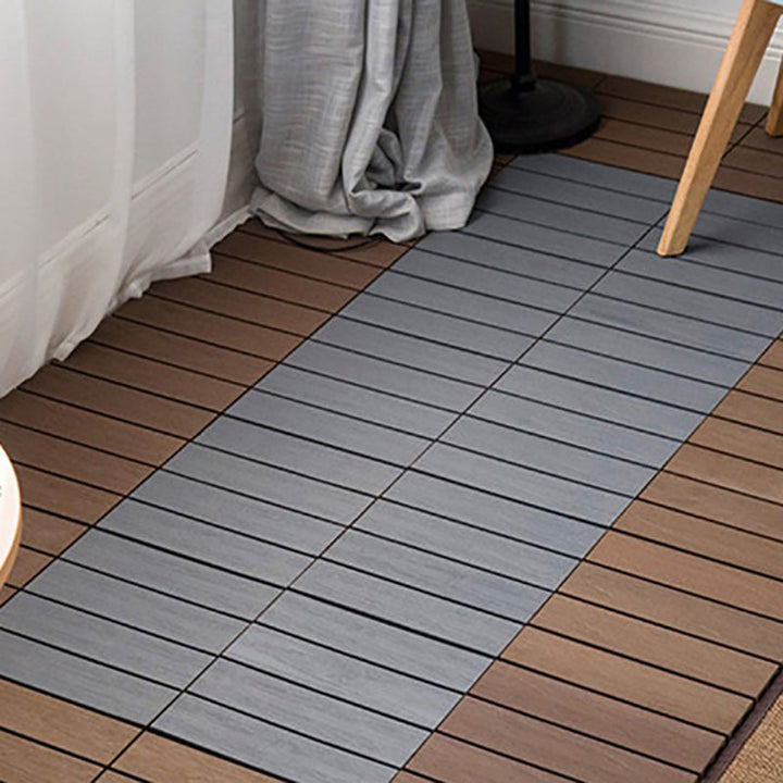Lisslune | Waterproof Engineered Wood Floor Planks Traditional Floor Tiles