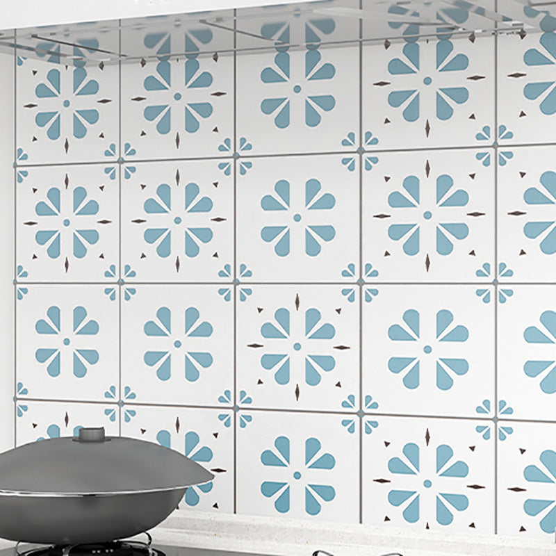Lisslune | Modern Tile Peel & Stick PVC Grid Pattern Self-Adhesive Wallpaper