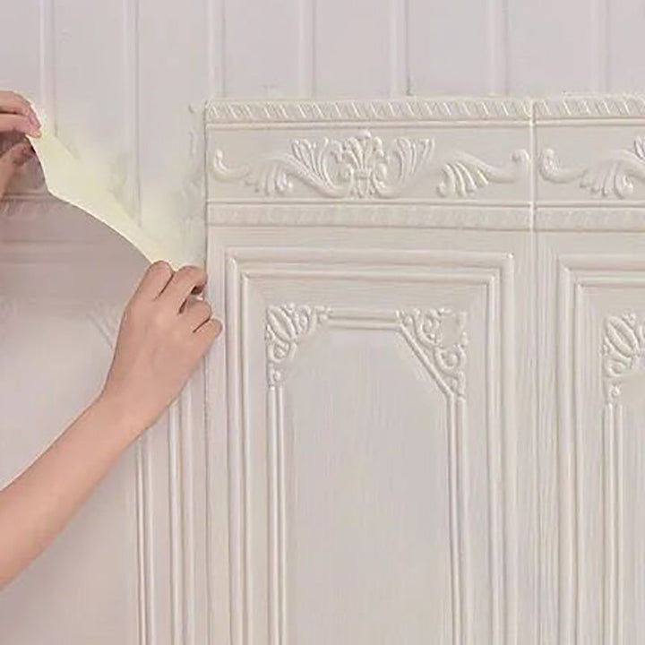 Lisslune | Classic Wall Access Door Peel and Stick 3D Embossed Wall Ceiling for the Living Room