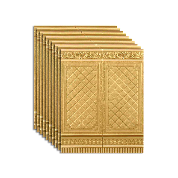 Lisslune | Wall Panel 3D embossed Peel and Stick waterproof back panels for living room