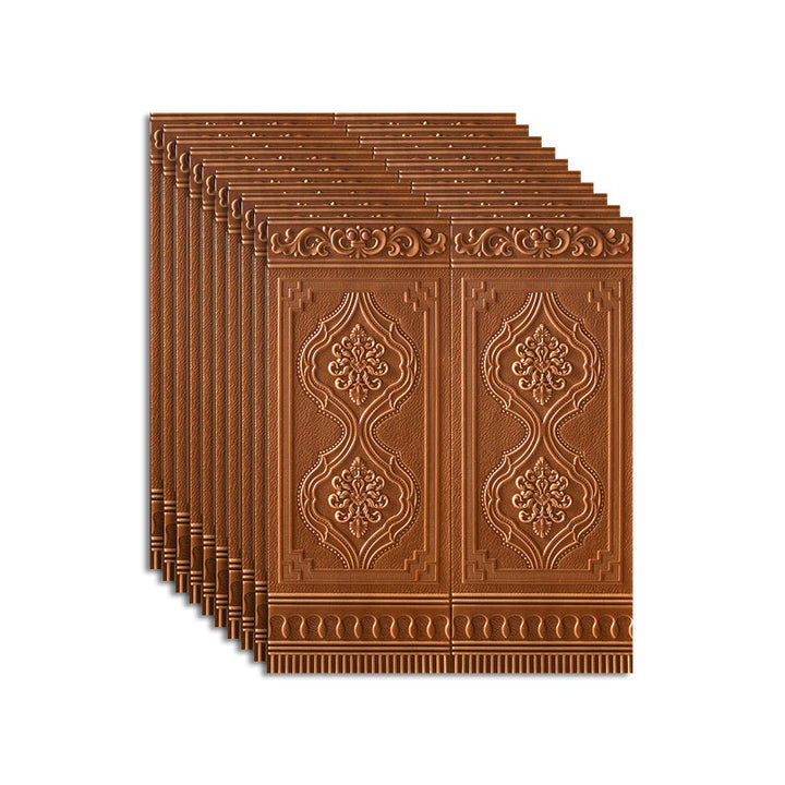 Lisslune | Wall Panel 3D embossed Peel and Stick waterproof back panels for living room