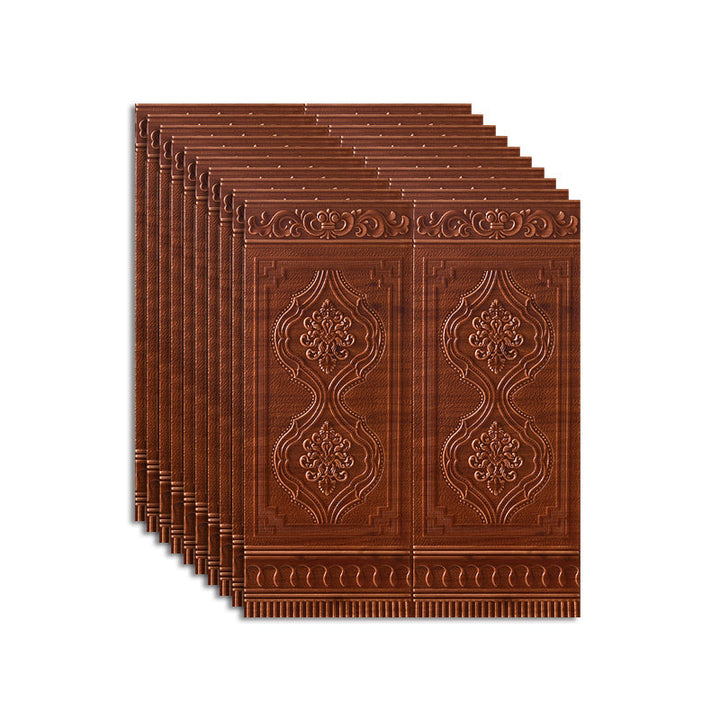 Lisslune | Wall Panel 3D embossed Peel and Stick waterproof back panels for living room