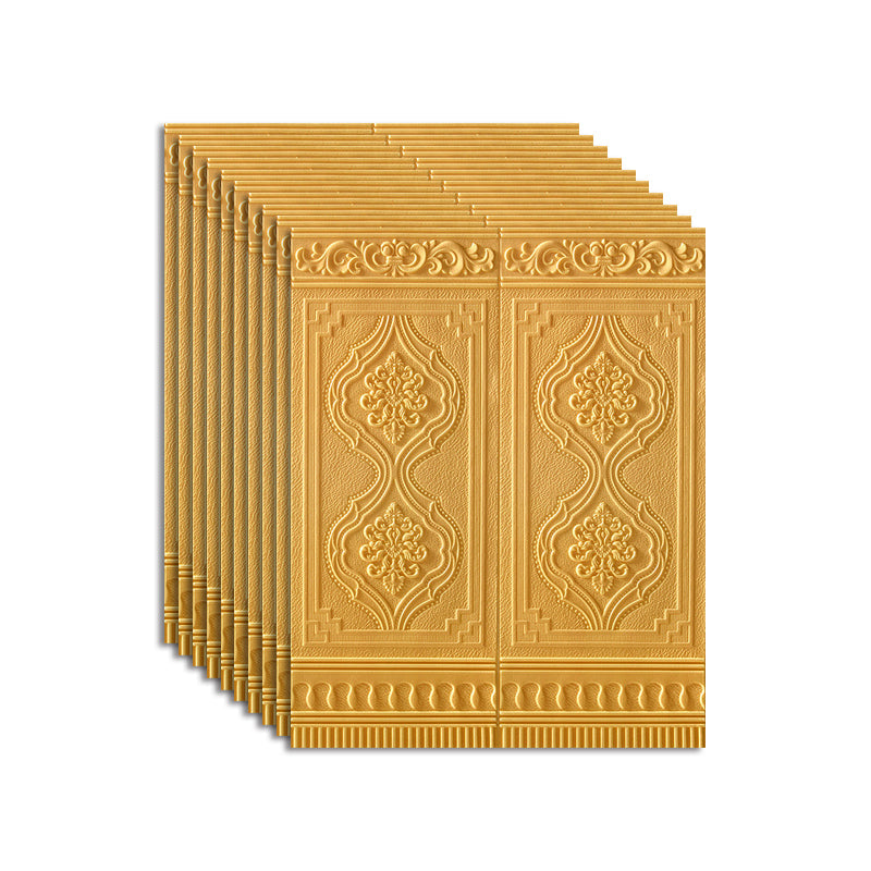 Lisslune | Wall Panel 3D embossed Peel and Stick waterproof back panels for living room