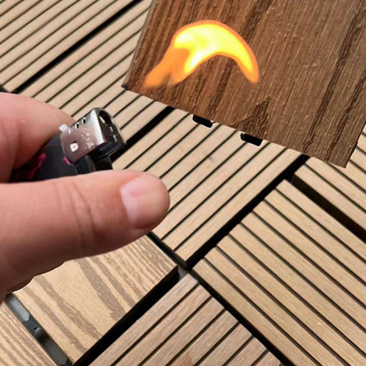 Lisslune | Outdoor Terrace Floor Tiles Composite Terrace Floor Tiles with Waterproof