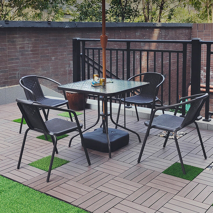 Lisslune | Outdoor Terrace Floor Tiles Composite Terrace Floor Tiles with Waterproof