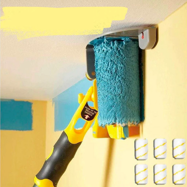 Lisslune | Edging Paint Roller "RandFix" for Tight Edges – Including 3 Replacement Rolls