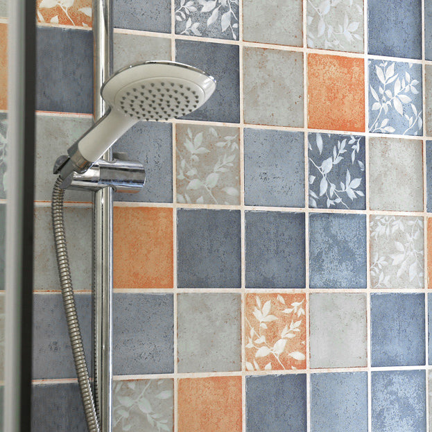 Lisslune | PVC waterproof mosaic tile for bathroom splash protection scratch-resistant