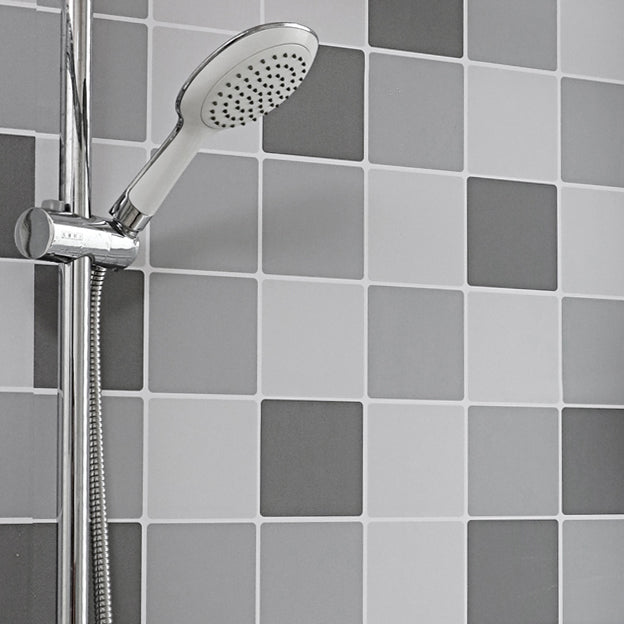 Lisslune | PVC waterproof mosaic tile for bathroom splash protection scratch-resistant