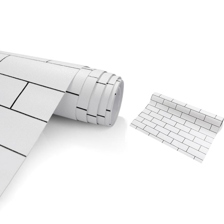 Lisslune | PVC waterproof mosaic tile for bathroom splash protection scratch-resistant